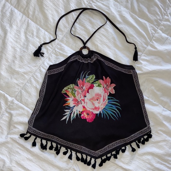 Live to be spoiled Tops - LIVE TO BE SPOILED - TROPICAL HALTER TOP